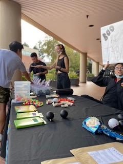 PHEI students working tabling