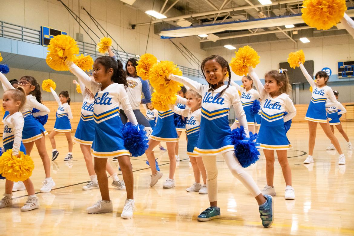 Photo of Little Bruin Spirit squad