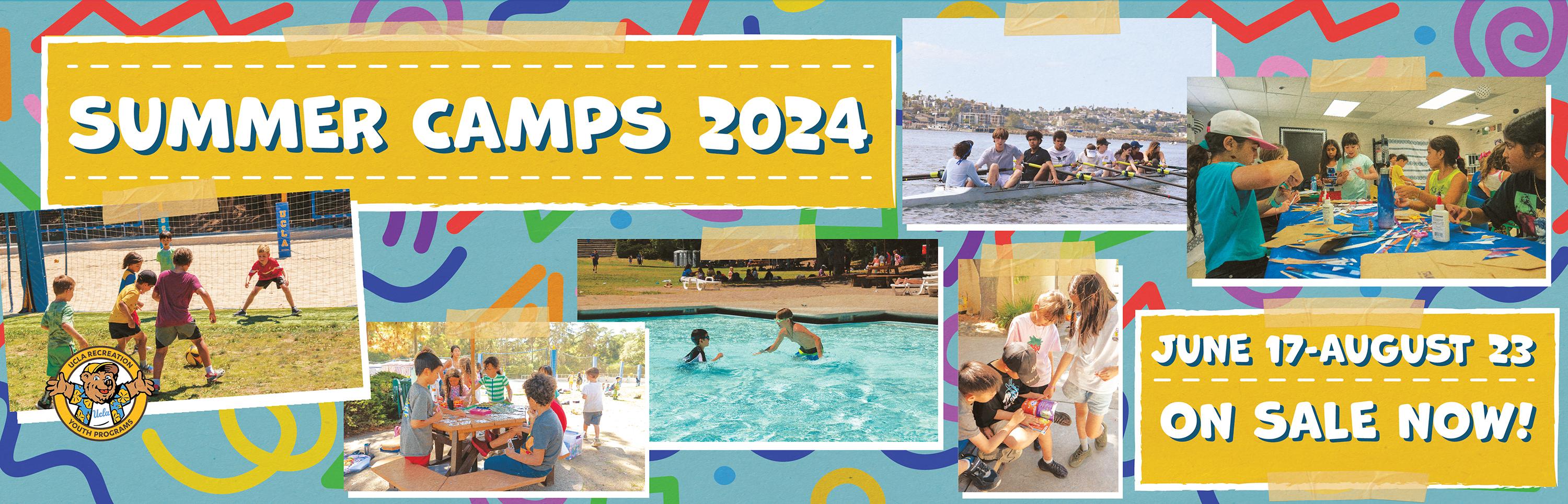 Summer Camps 2024. June 17 to August 23. On Sale Now!