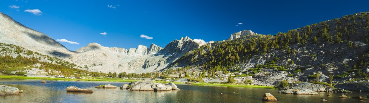 photo of a mountain and lake landscape