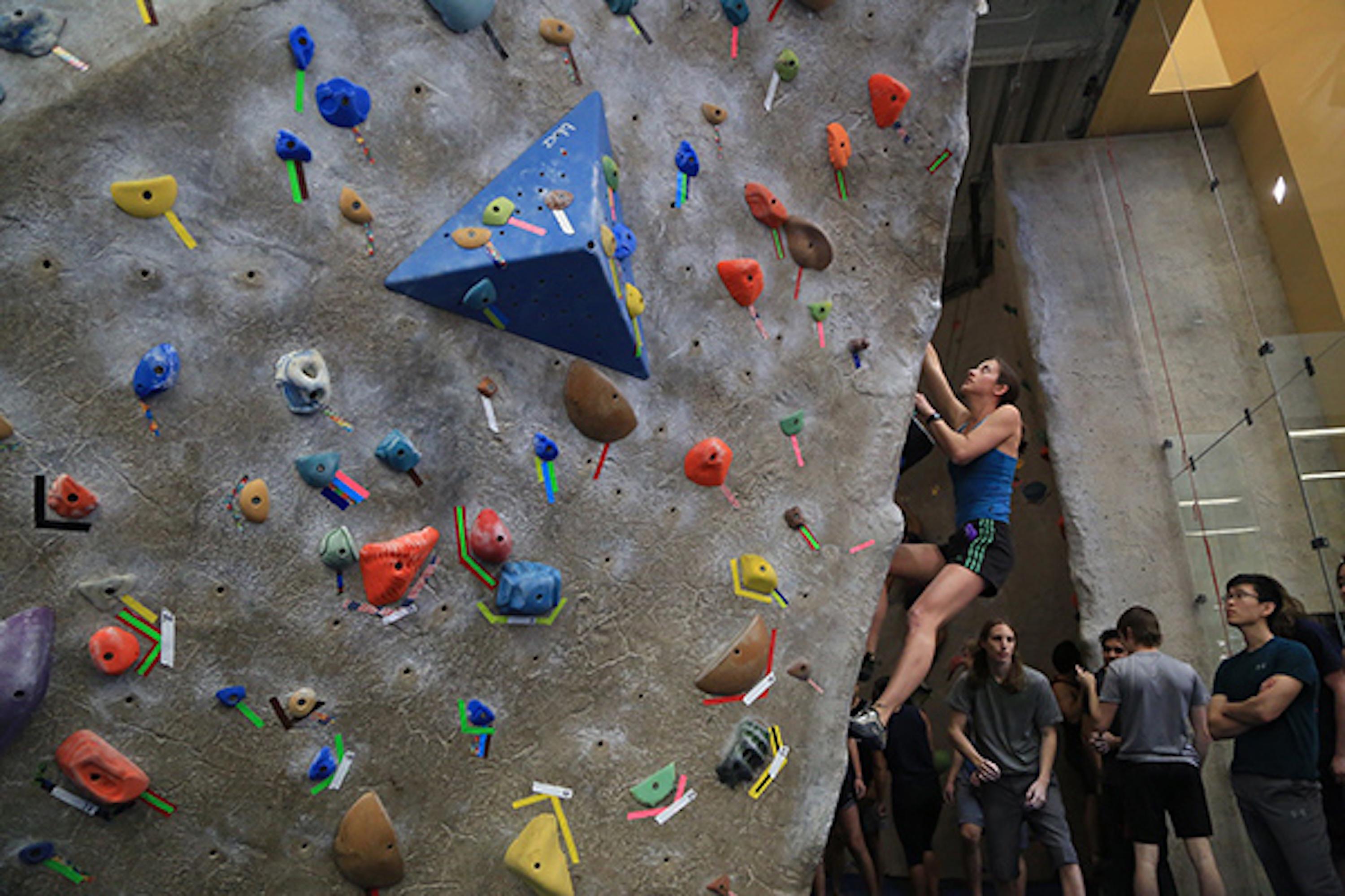 Image of Rock Climbing Wall at JWC.