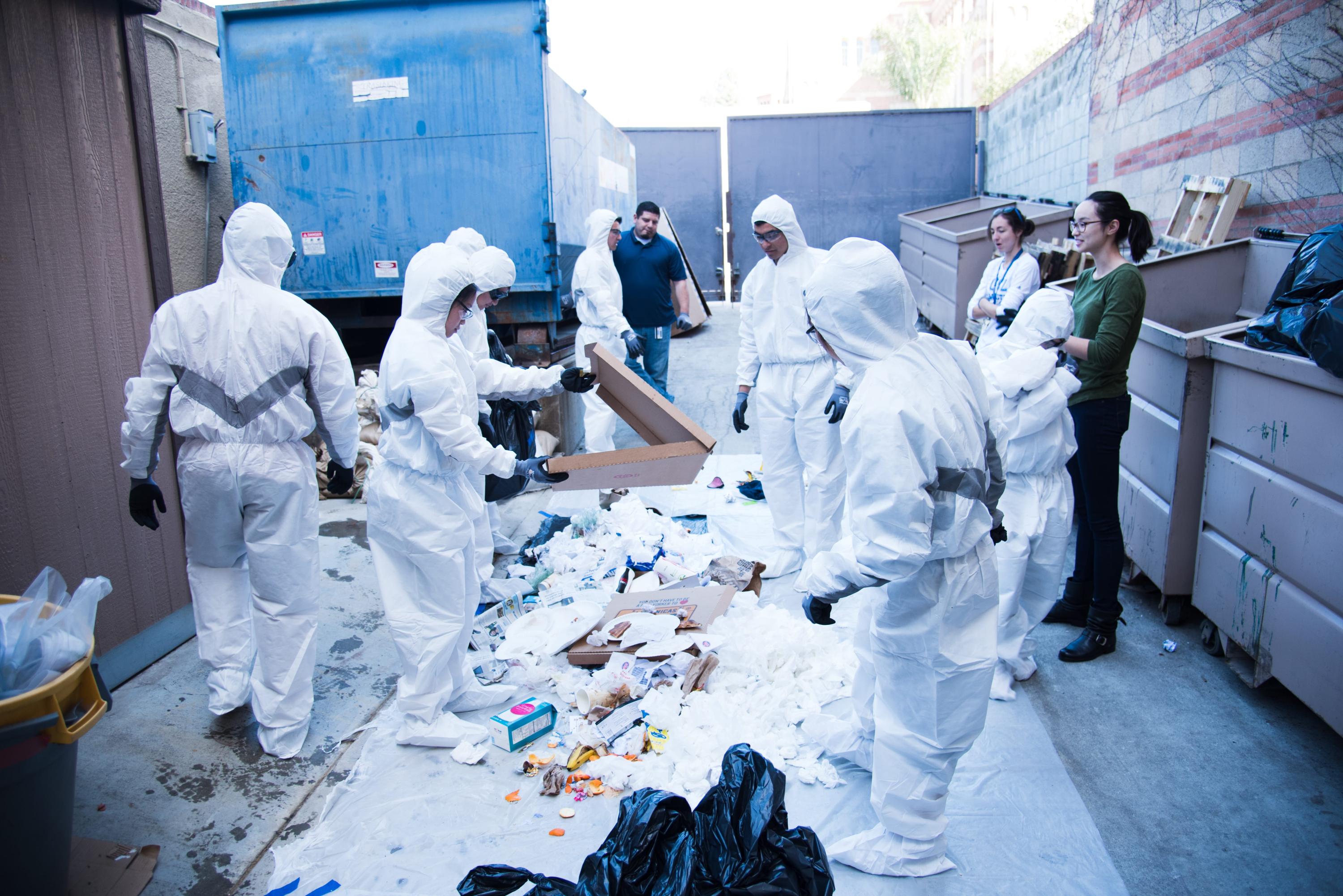 Picture of trash and waste collection