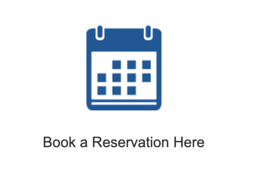 Calendar icon with text Book a Reservation Here