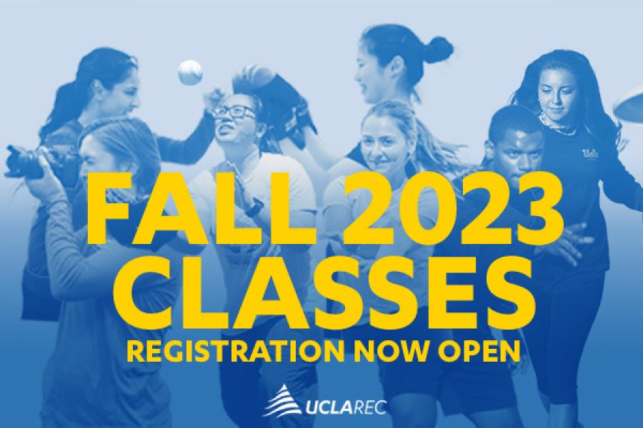 Fall 2023 Classes Registration Now Open