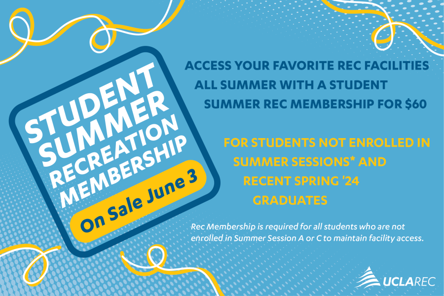 Student summer recreation membership on sale june 3. 